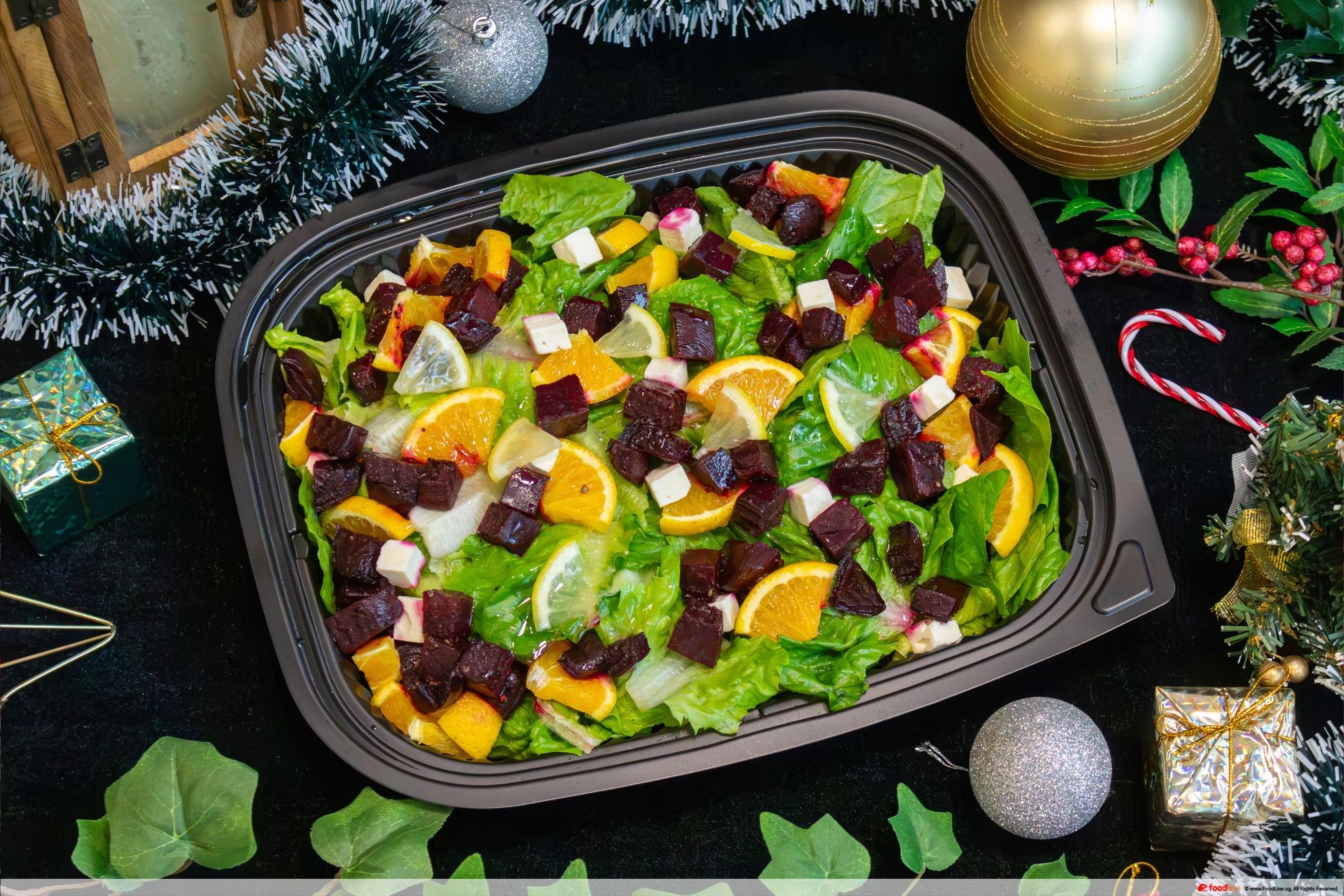 Roasted Beetroot, Orange & Feta Salad with Citrus Vinaigrette